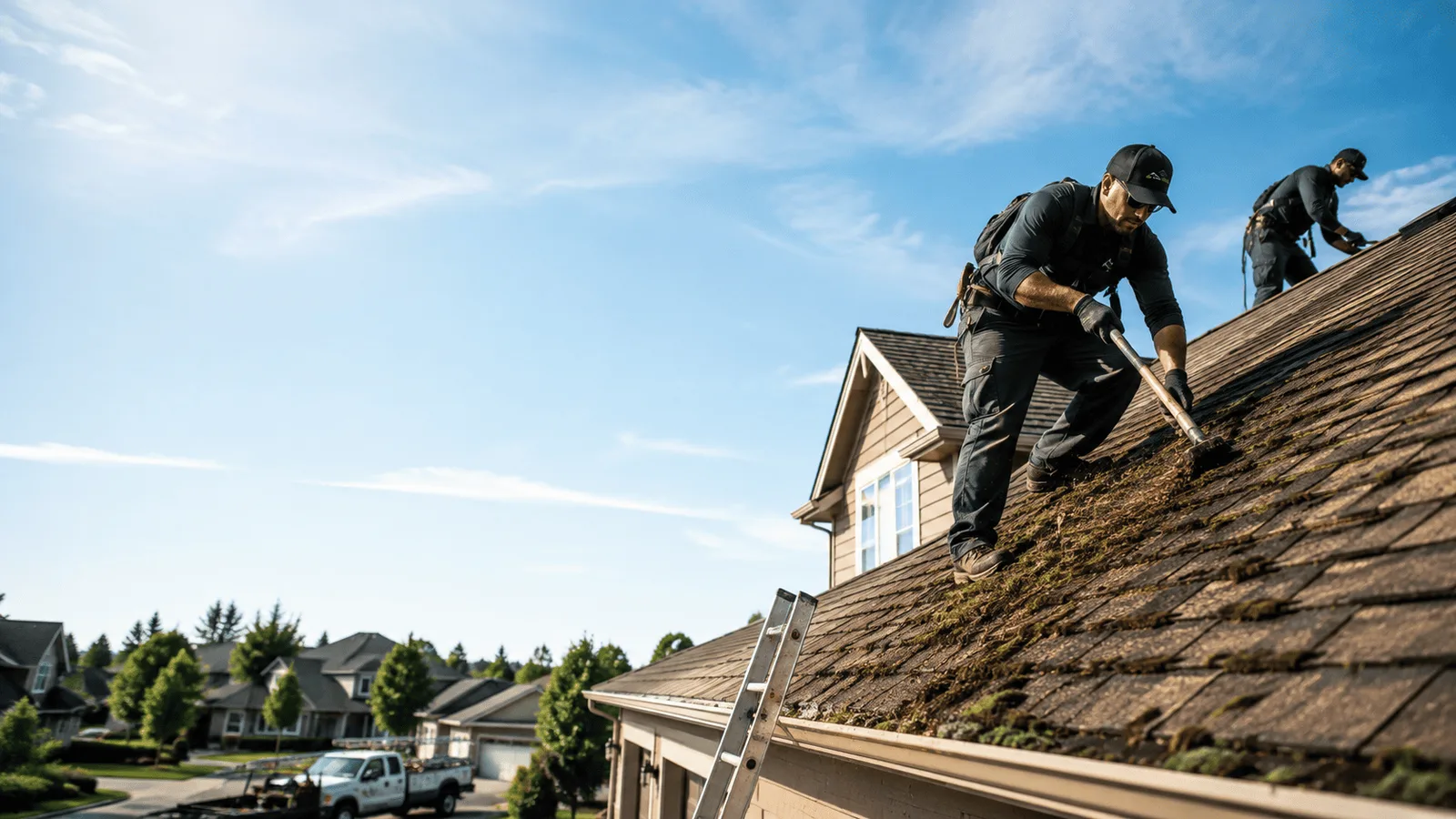 Roof Moss Removal in Dupont, WA near me